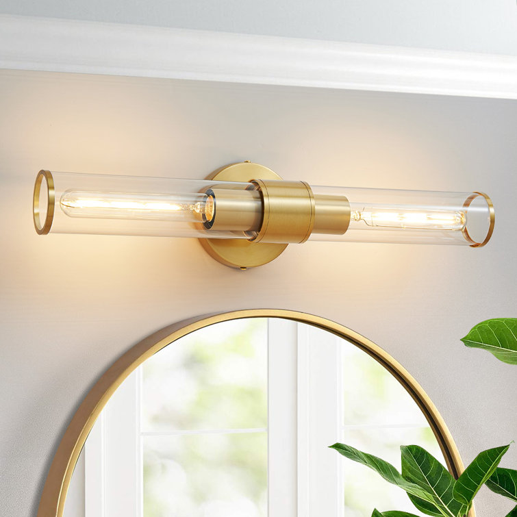 Ebern Designs Almetta 2 - Light Bathroom Dimmable Vanity Light Bath Bar ...